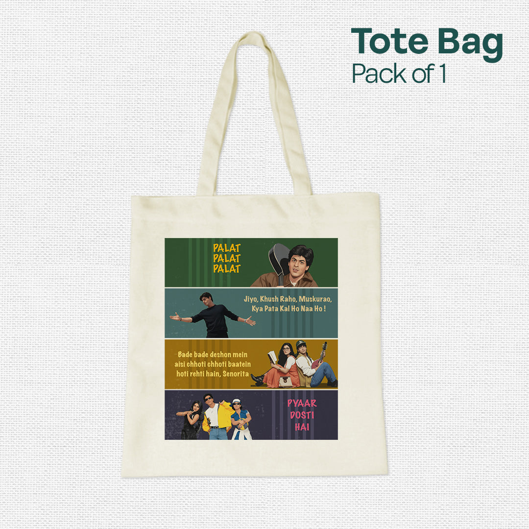 SRK Love! Canvas Tote Bag, 100% Recycled Fabric, Pack of 1