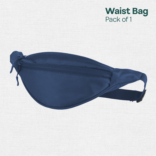 Airforce Blue! Unisex Travel Waist Bag, Pack of 1