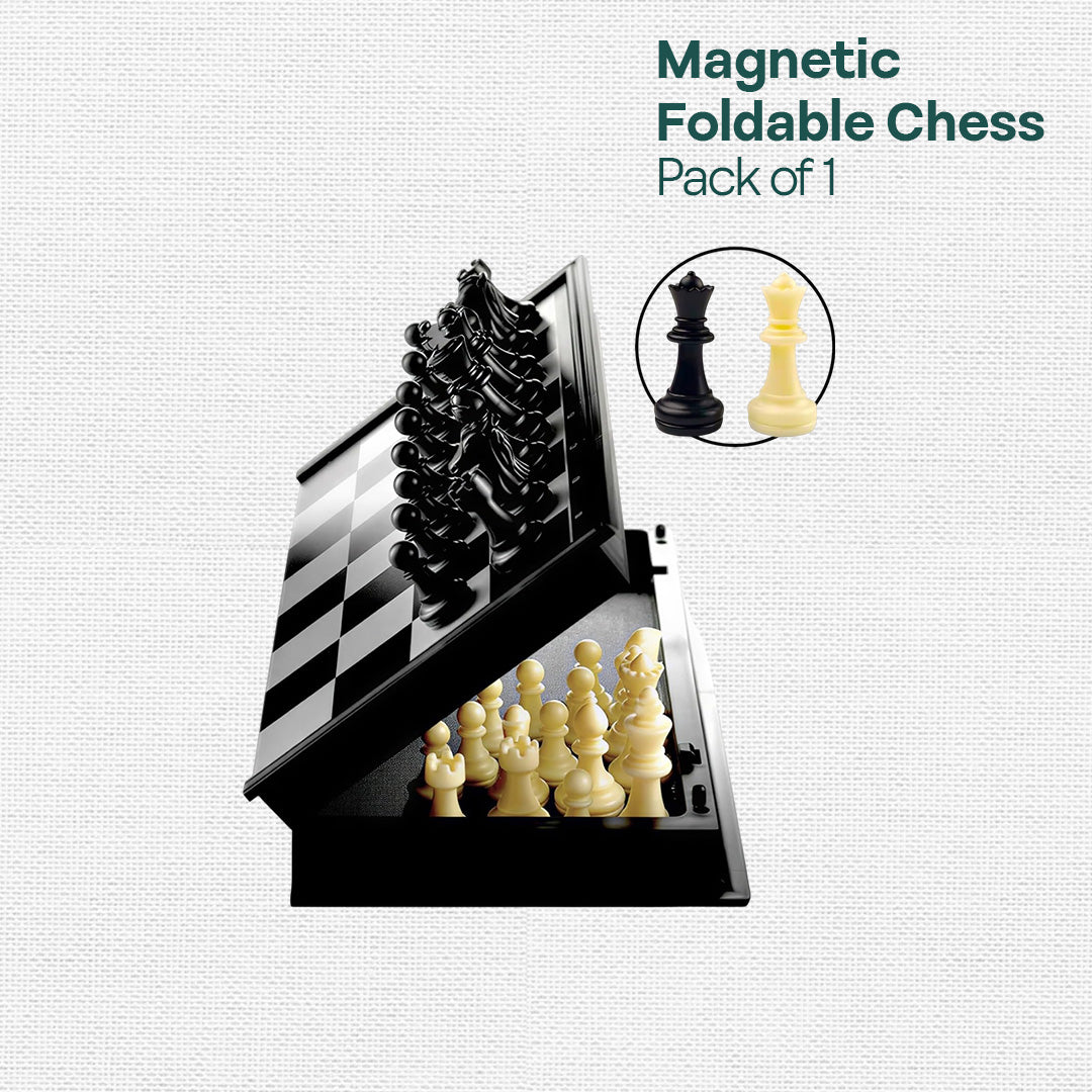 Magnetic Foldable Chess, Medium Size, Pack of 1