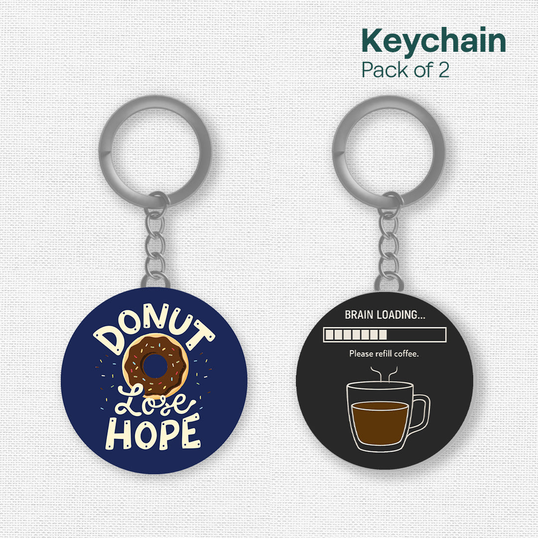 Coffee Rush! Acrylic Keychains, Pack of 2