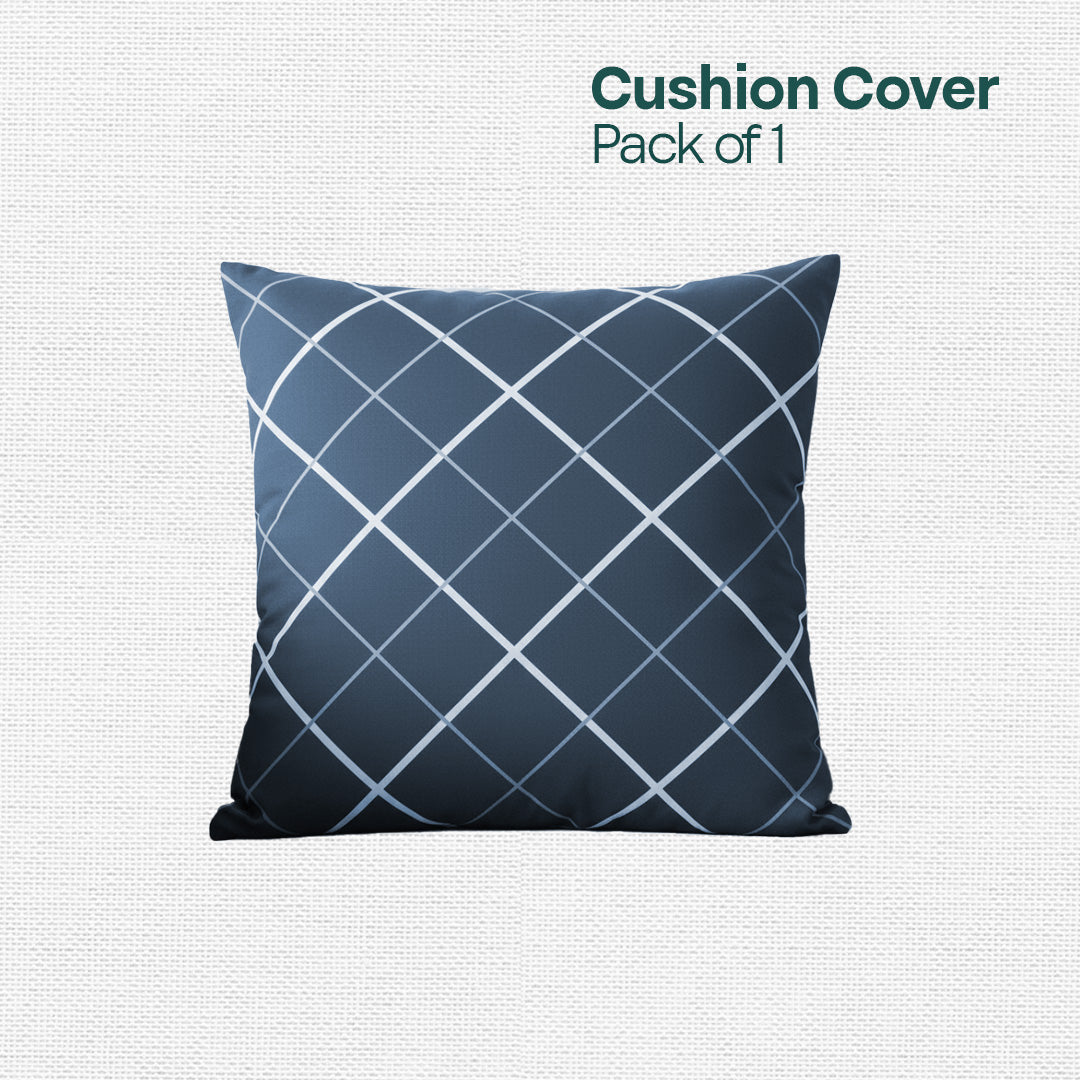 Criss Cross! Premium Printed Cushion Covers, Pack of 1