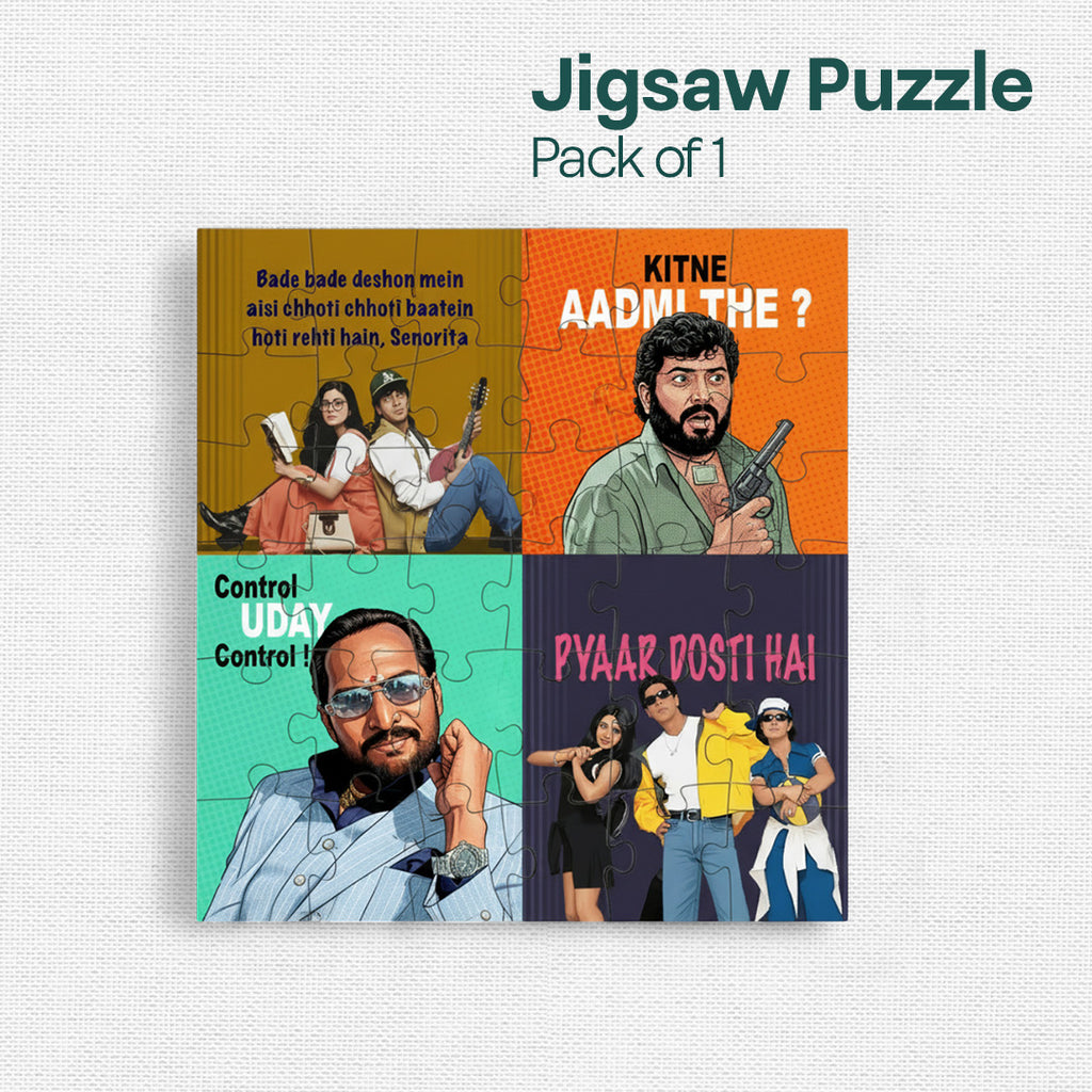 Bollywood Mania 60 Pc Jigsaw Puzzle, Pack of 1