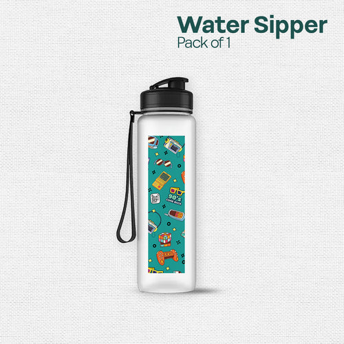90s Comeback! Water Sipper 900 ML, Pack of 1