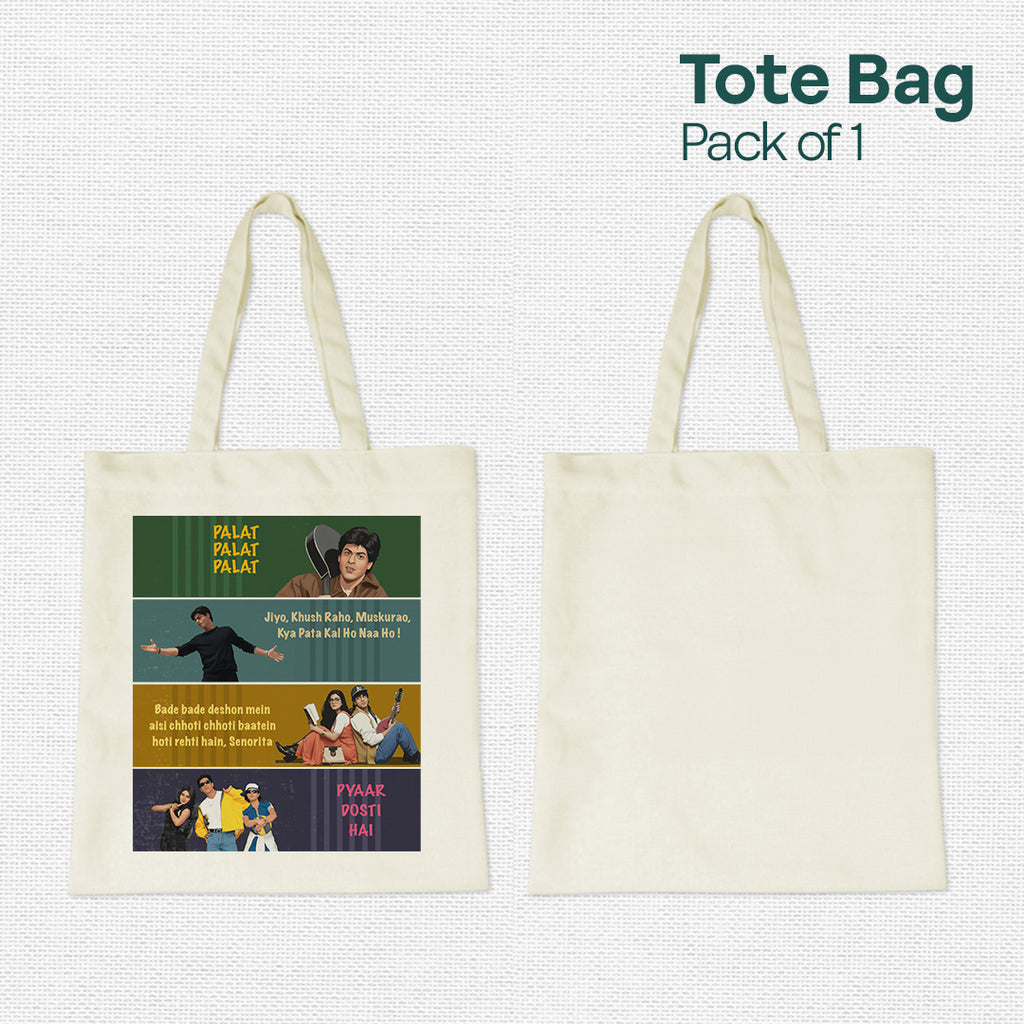 SRK Love! Canvas Tote Bag, 100% Recycled Fabric, Pack of 1