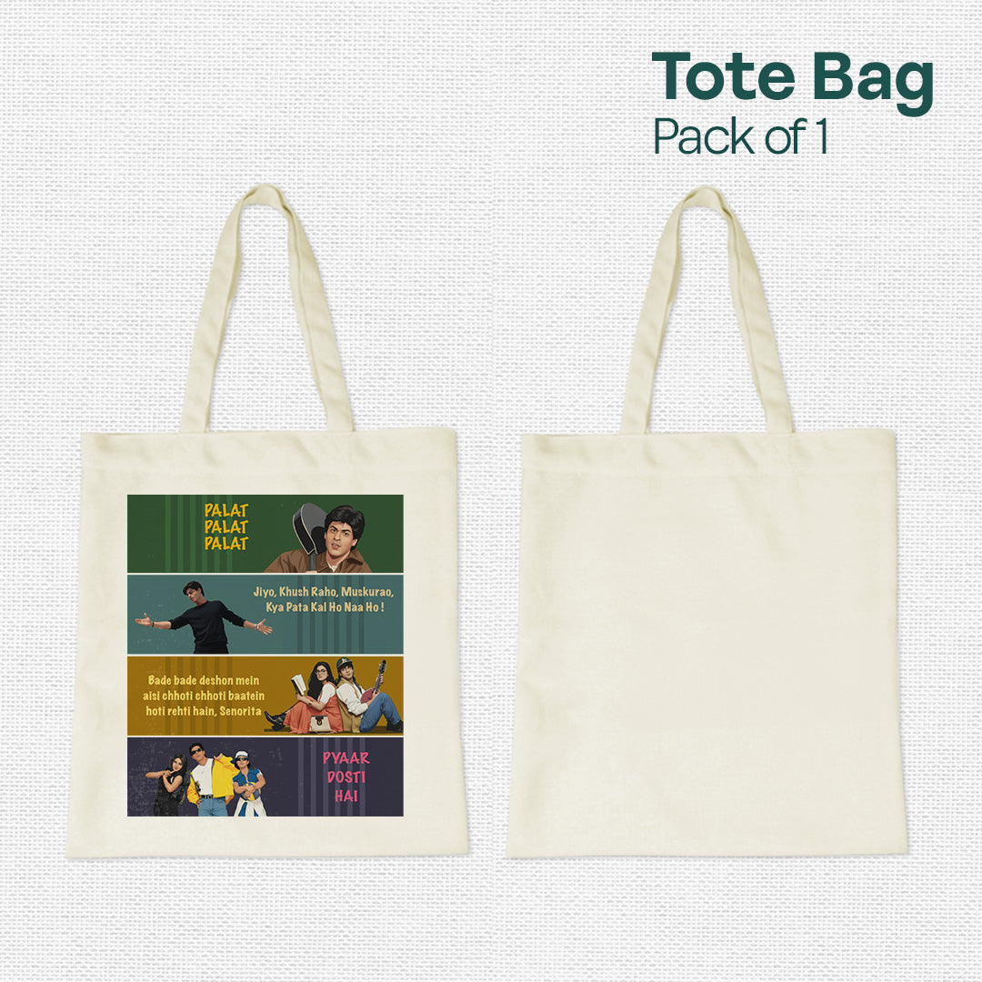 SRK Love! Canvas Tote Bag, 100% Recycled Fabric, Pack of 1