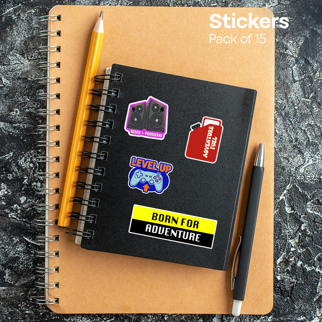 Passion Project! Premium Matt Stickers, Pack of 15