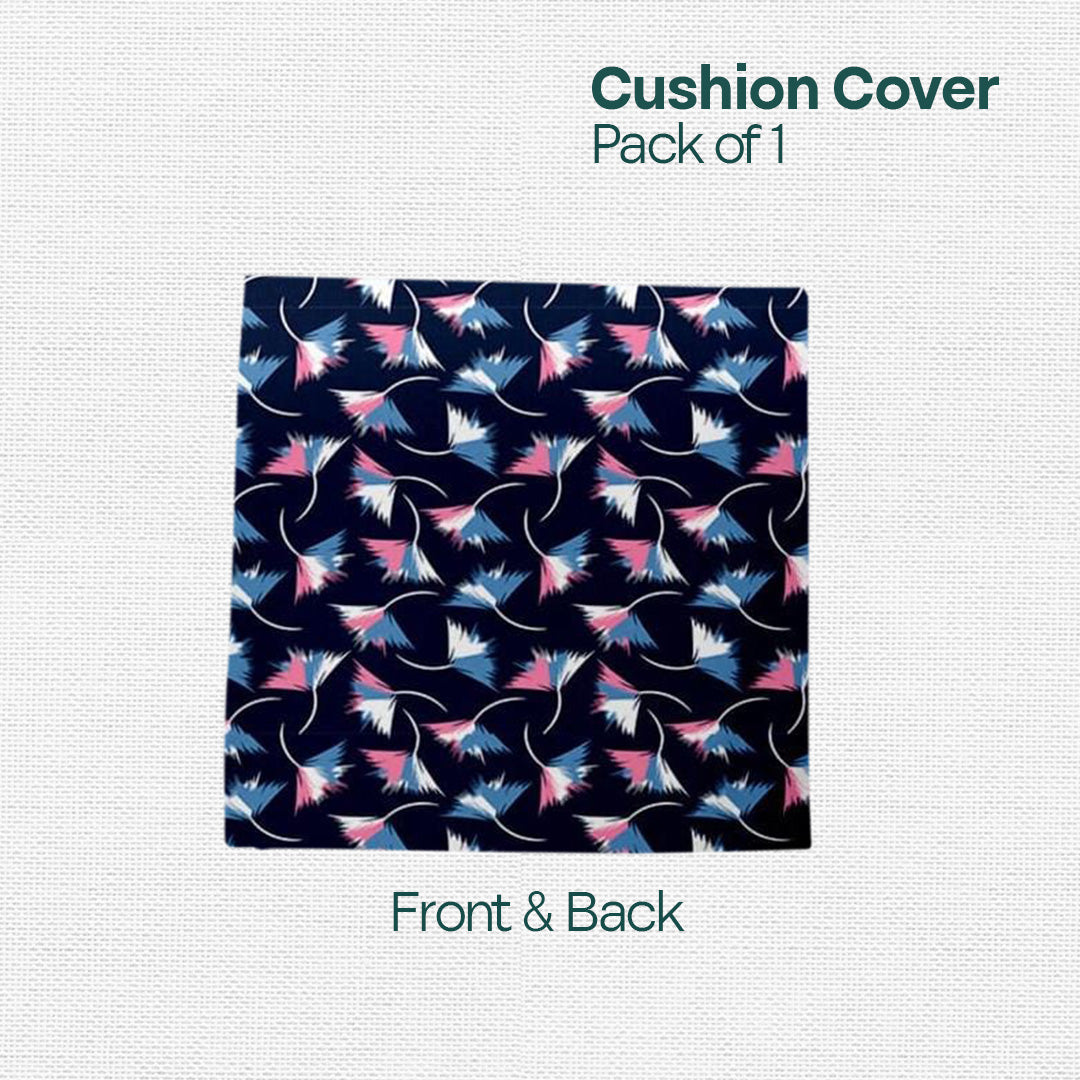 Leaf Flower! Premium Printed Cushion Covers, Pack of 1