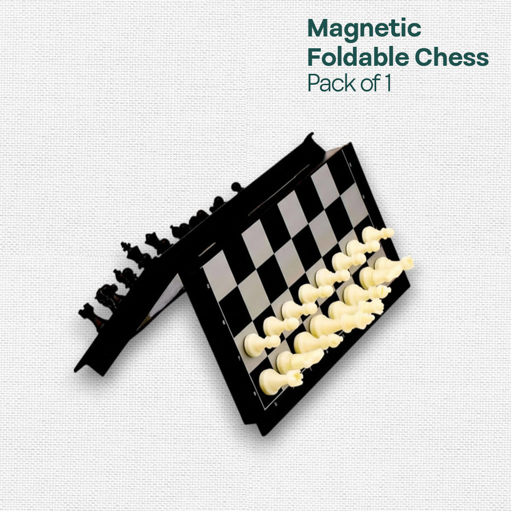 Magnetic Foldable Chess, Medium Size, Pack of 1