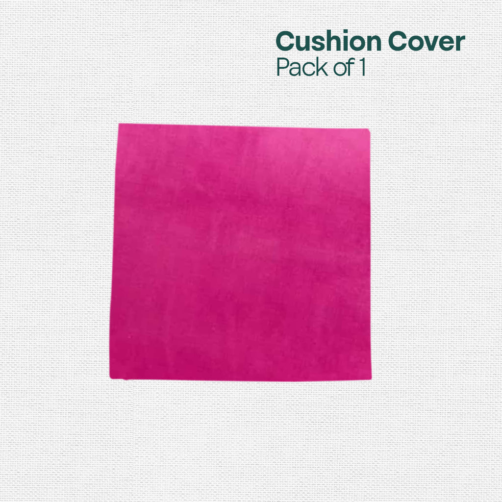 Pink Plush! Premium Velvet Cushion Covers, Pack of 1