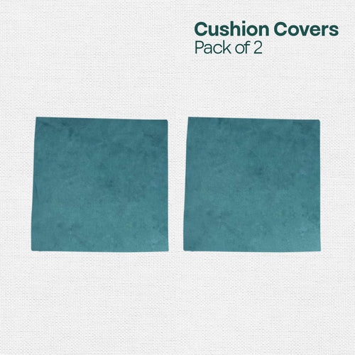 Aqua Love! Premium Velvet Cushion Covers, Pack of 2