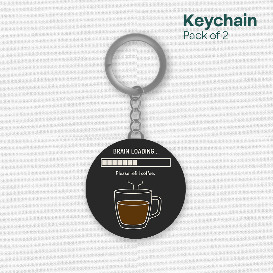 Coffee Rush! Acrylic Keychains, Pack of 2