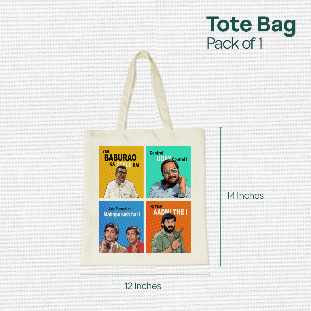 90s Comedy Club! Canvas Tote Bag, 100% Recycled Fabric, Pack of 1