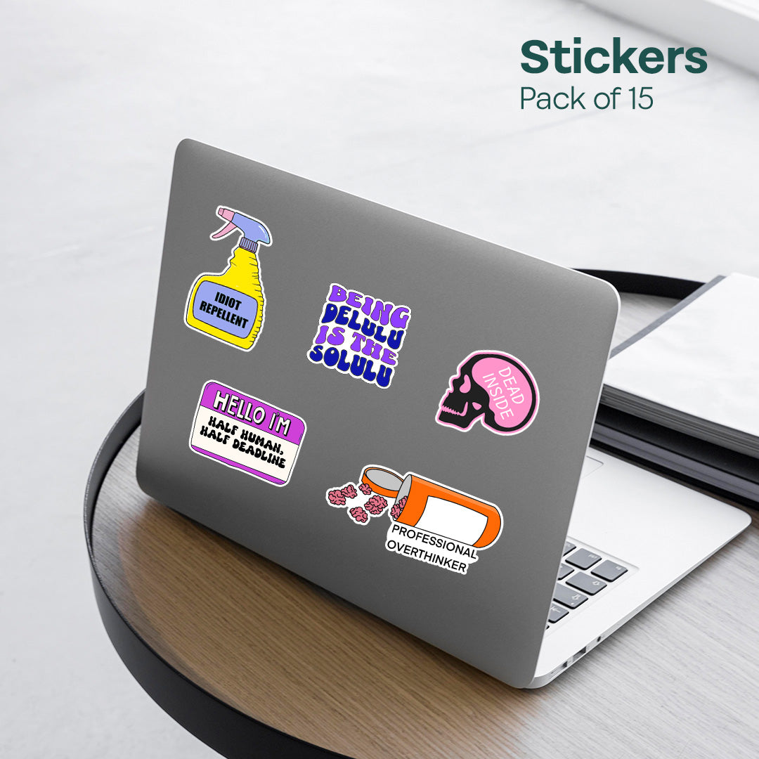 Witt On Point! Premium Matt Stickers, Pack of 15