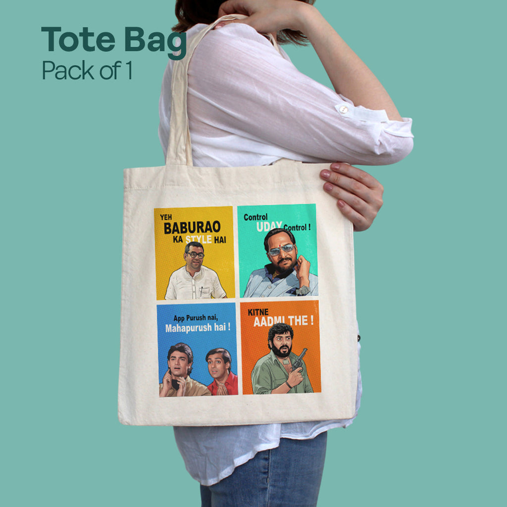 90s Comedy Club! Canvas Tote Bag, 100% Recycled Fabric, Pack of 1