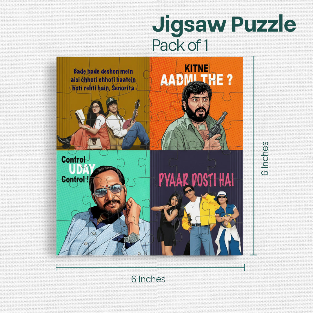 Bollywood Mania 60 Pc Jigsaw Puzzle, Pack of 1