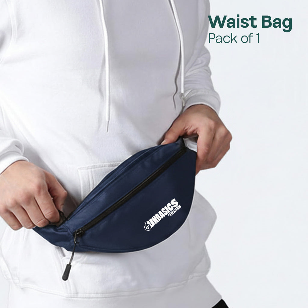 Airforce Blue! Unisex Travel Waist Bag, Pack of 1