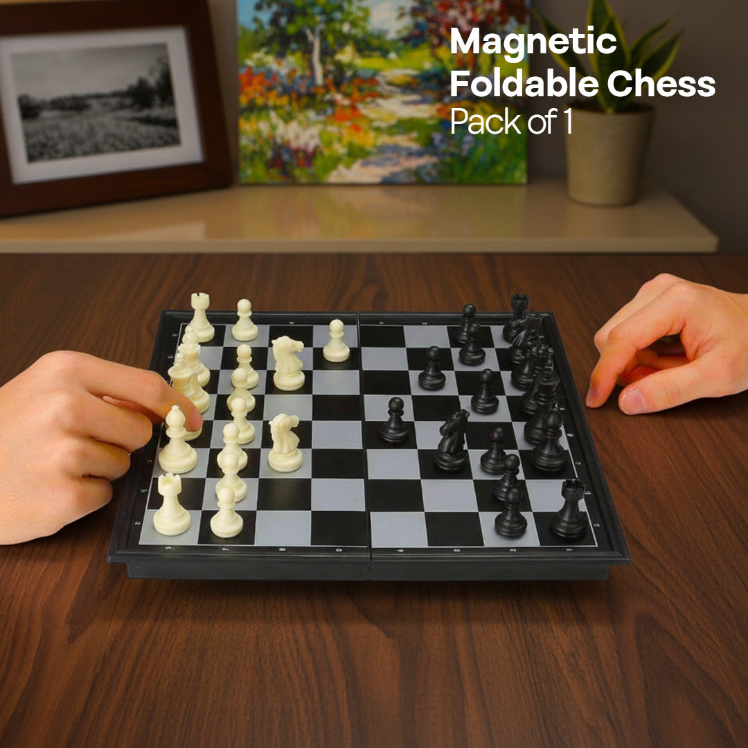 Magnetic Foldable Chess, Medium Size, Pack of 1