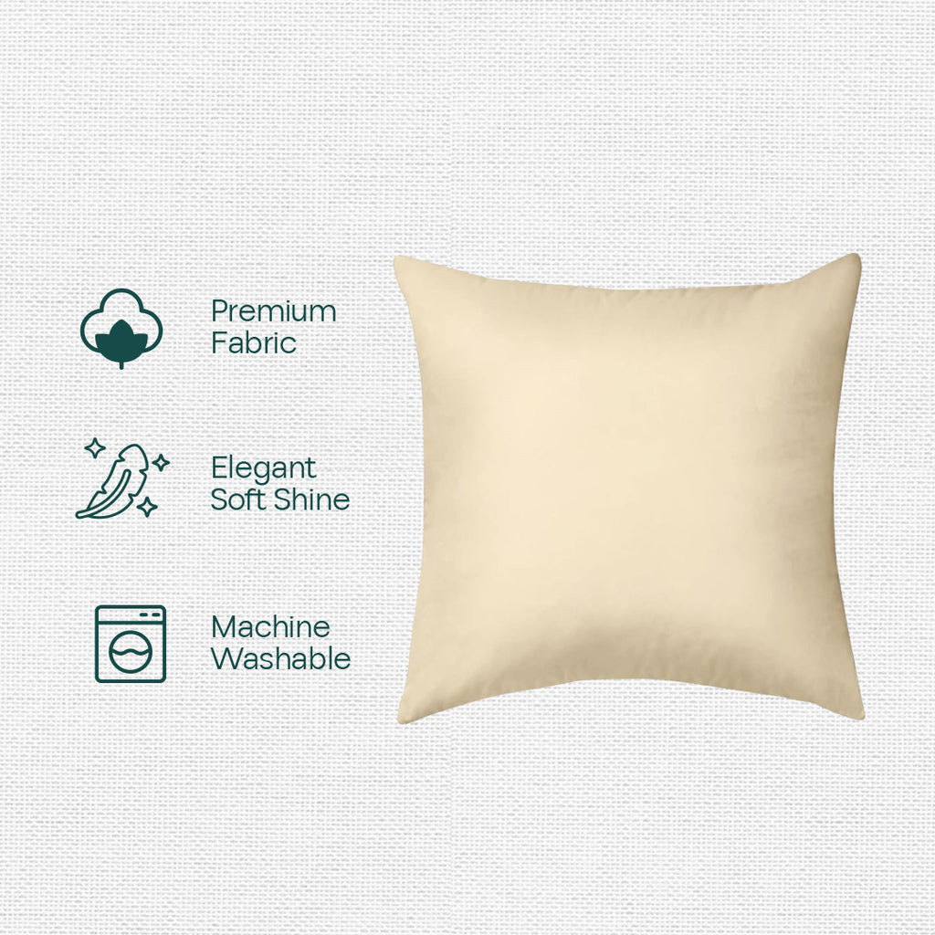 Cream Carnation! Premium Velvet Cushion Covers, Pack of 1