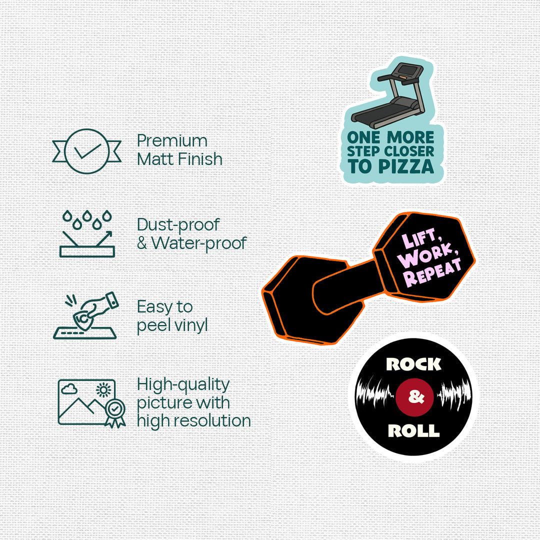 Passion Project! Premium Matt Stickers, Pack of 15