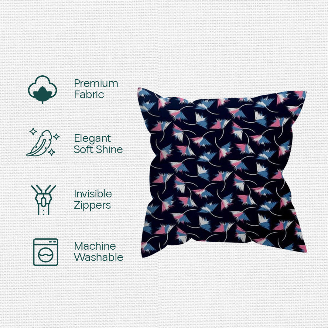 Leaf Flower! Premium Printed Cushion Covers, Pack of 1