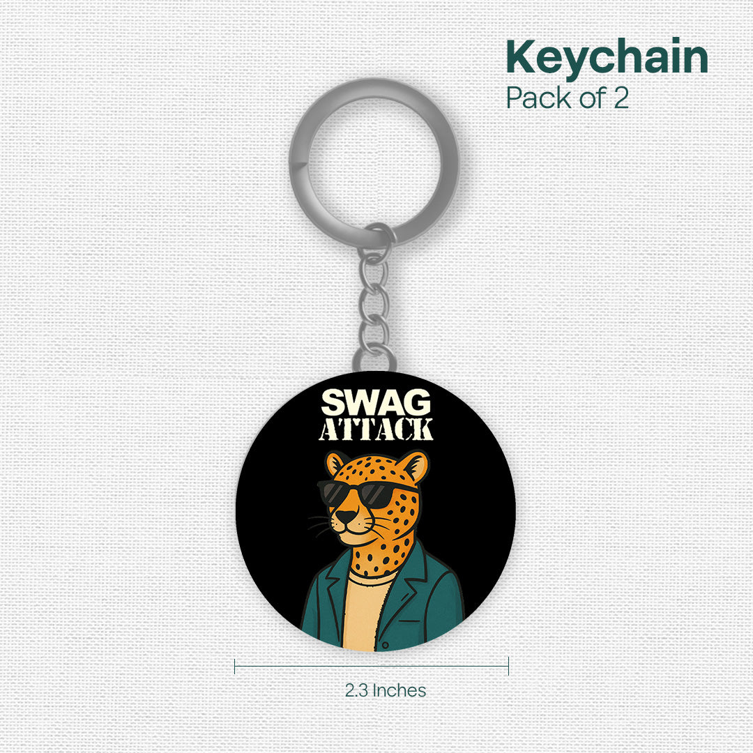 Serial Swagster! Acrylic Keychains, Pack of 2