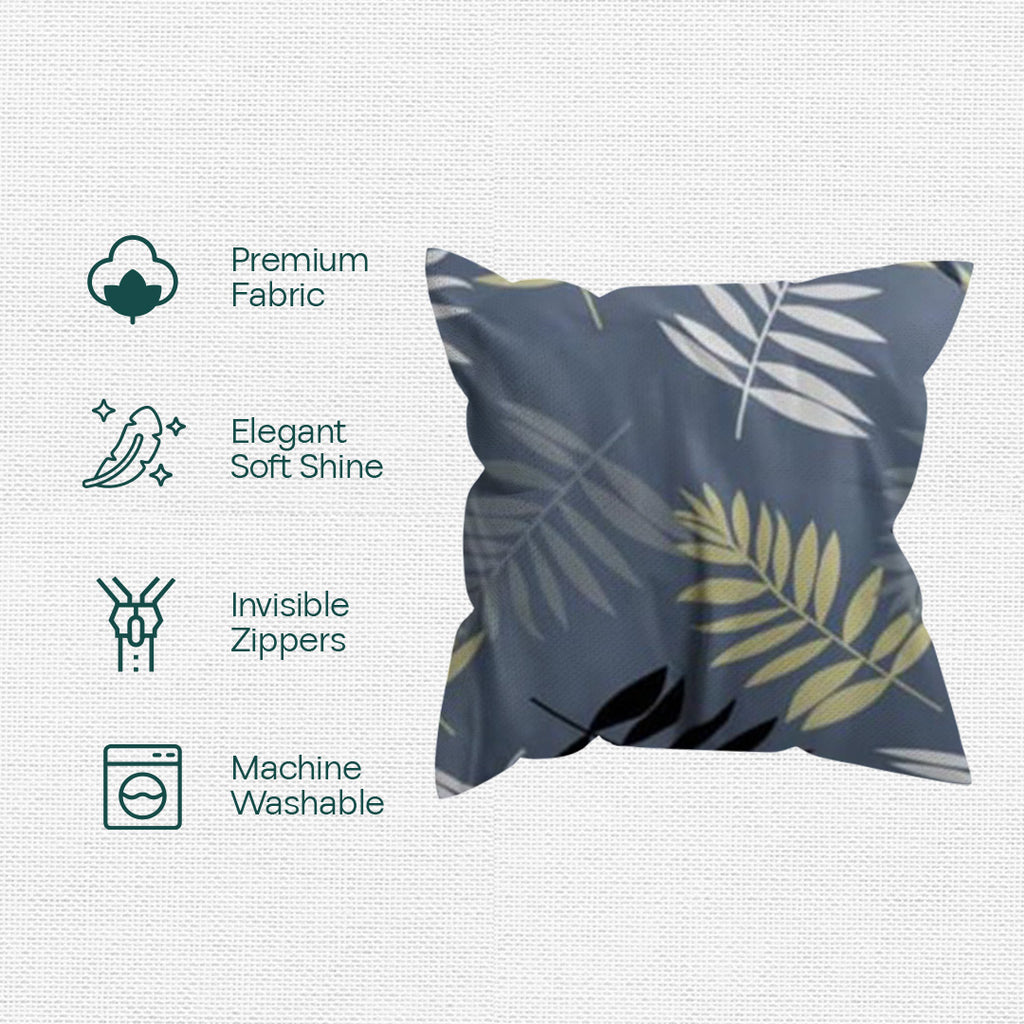 Rowan Leaves! Premium Printed Cushion Covers, Pack of 1