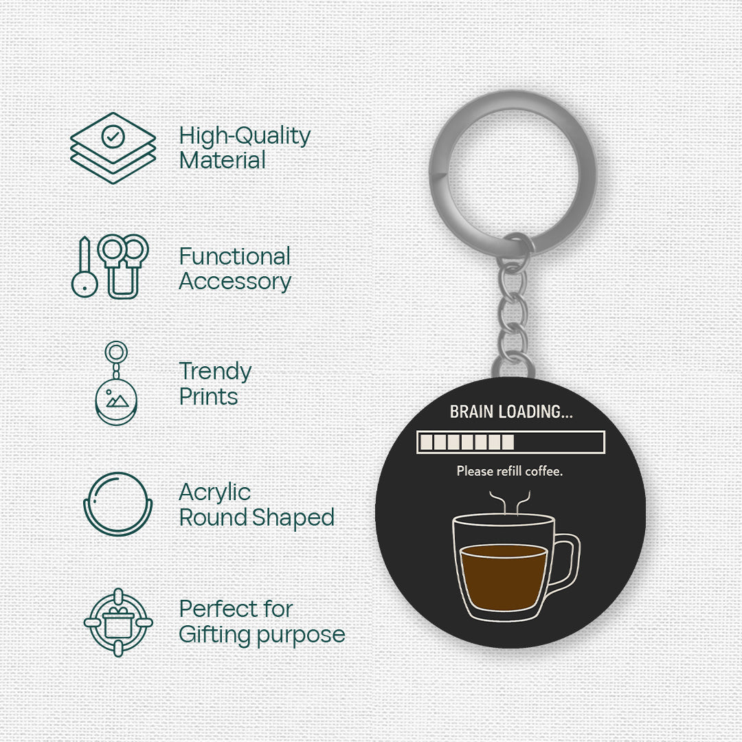 Coffee Rush! Acrylic Keychains, Pack of 2