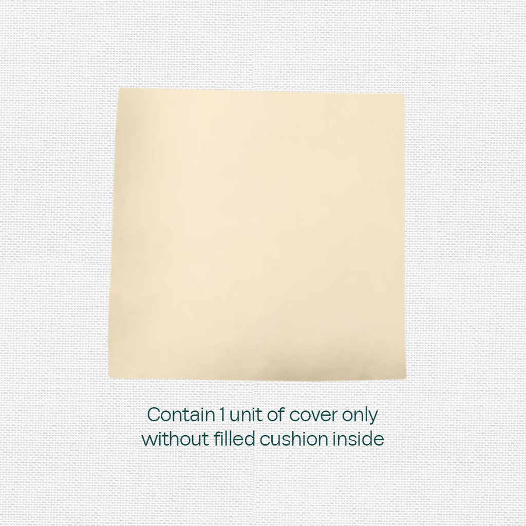 Cream Carnation! Premium Velvet Cushion Covers, Pack of 1