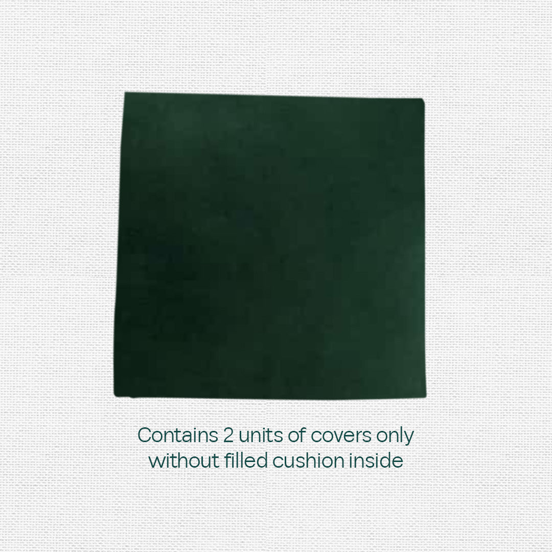 Green Glaze! Premium Velvet Cushion Covers, Pack of 2