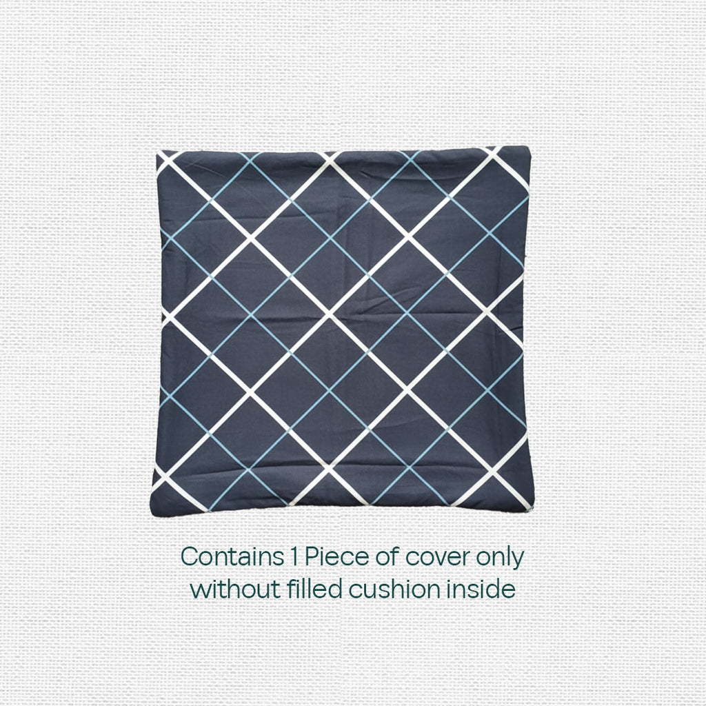Criss Cross! Premium Printed Cushion Covers, Pack of 1