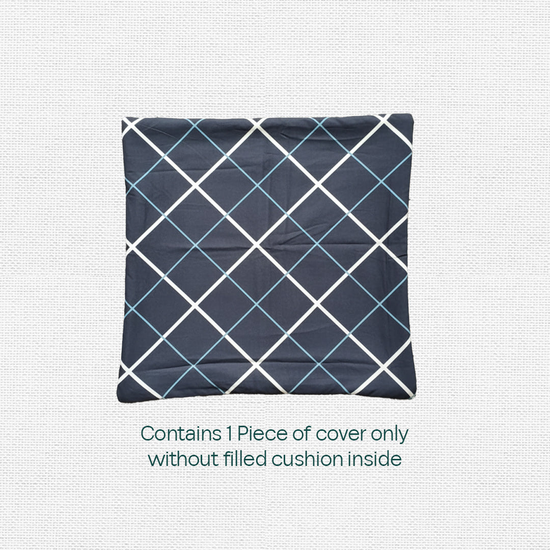 Criss Cross! Premium Printed Cushion Covers, Pack of 1