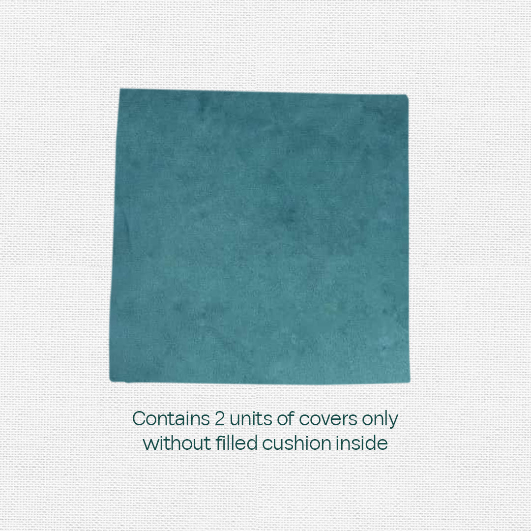 Aqua Love! Premium Velvet Cushion Covers, Pack of 2