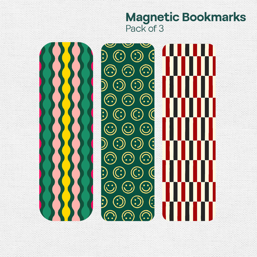 Patterns Patterns! Magnetic Bookmarks, Pack Of 3