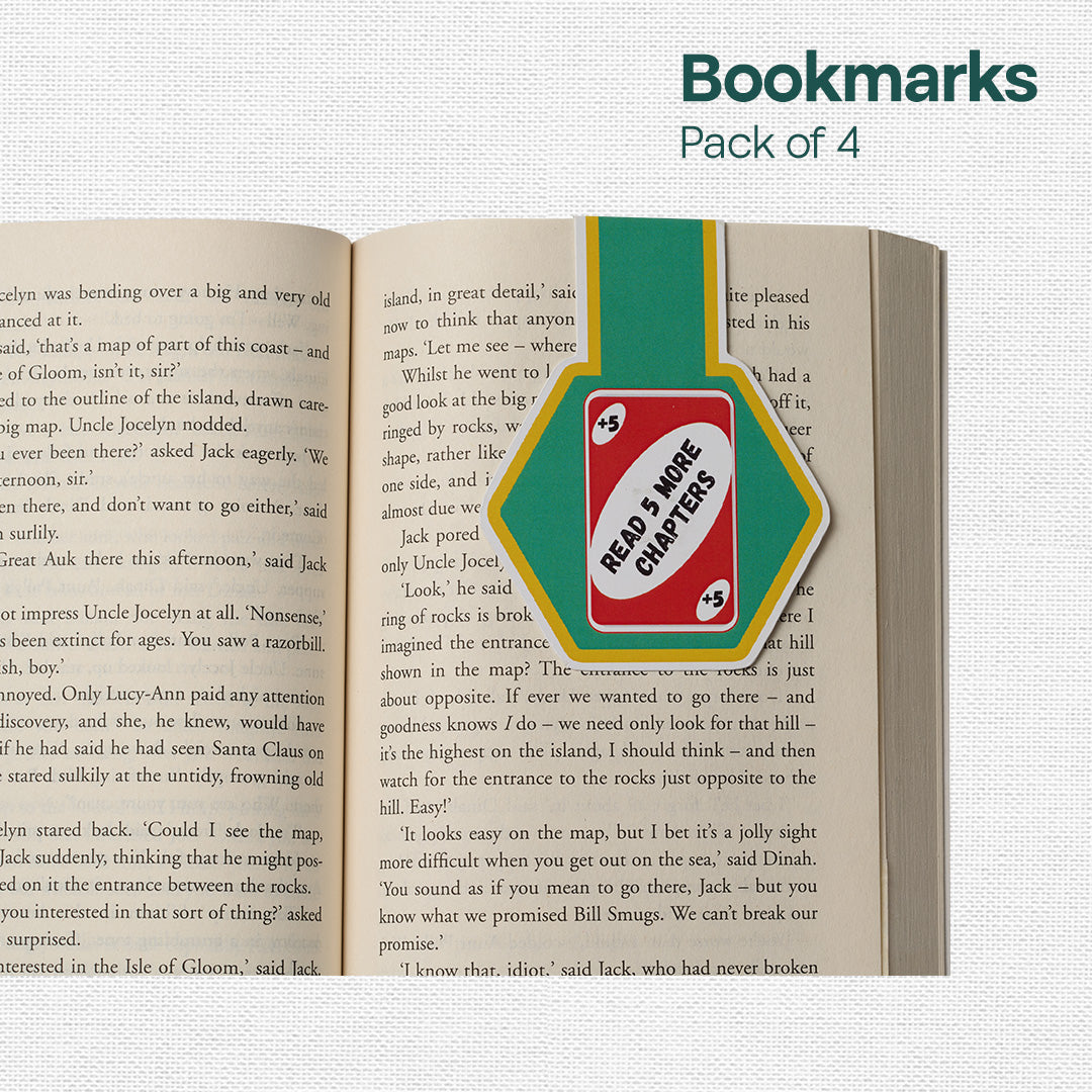 Fictional Escape! Bookmarks, Pack Of 4