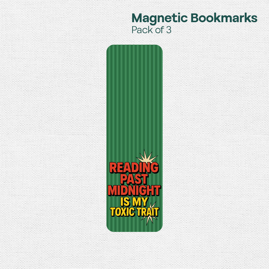 Quirky Liners! Magnetic Bookmarks, Pack Of 3