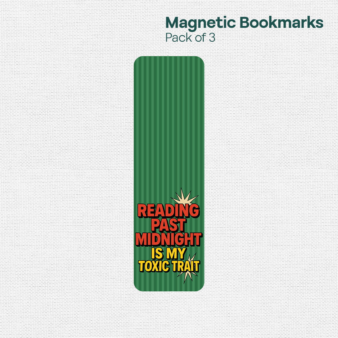 Quirky Liners! Magnetic Bookmarks, Pack Of 3