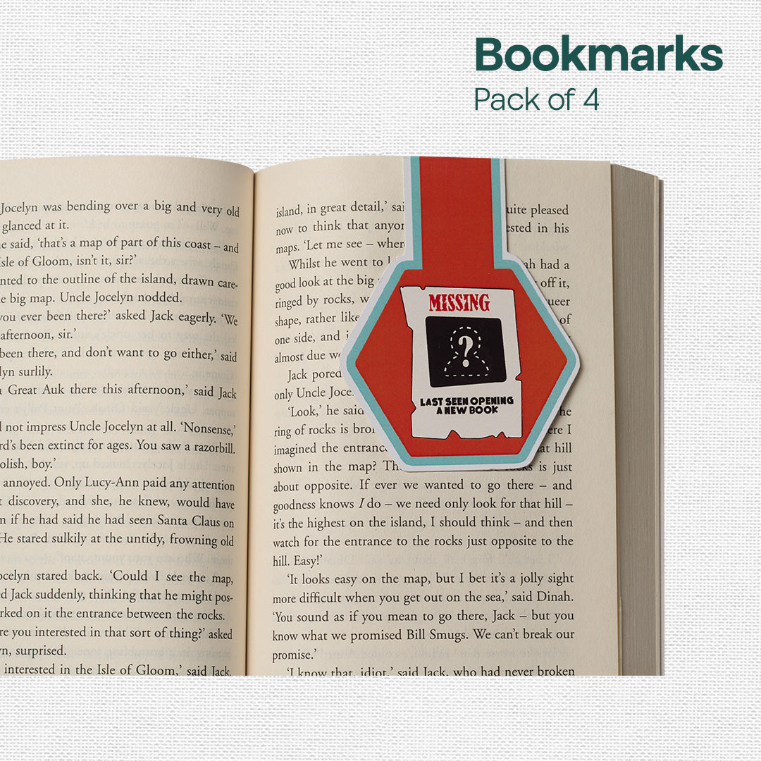 Fictional Escape! Bookmarks, Pack Of 4