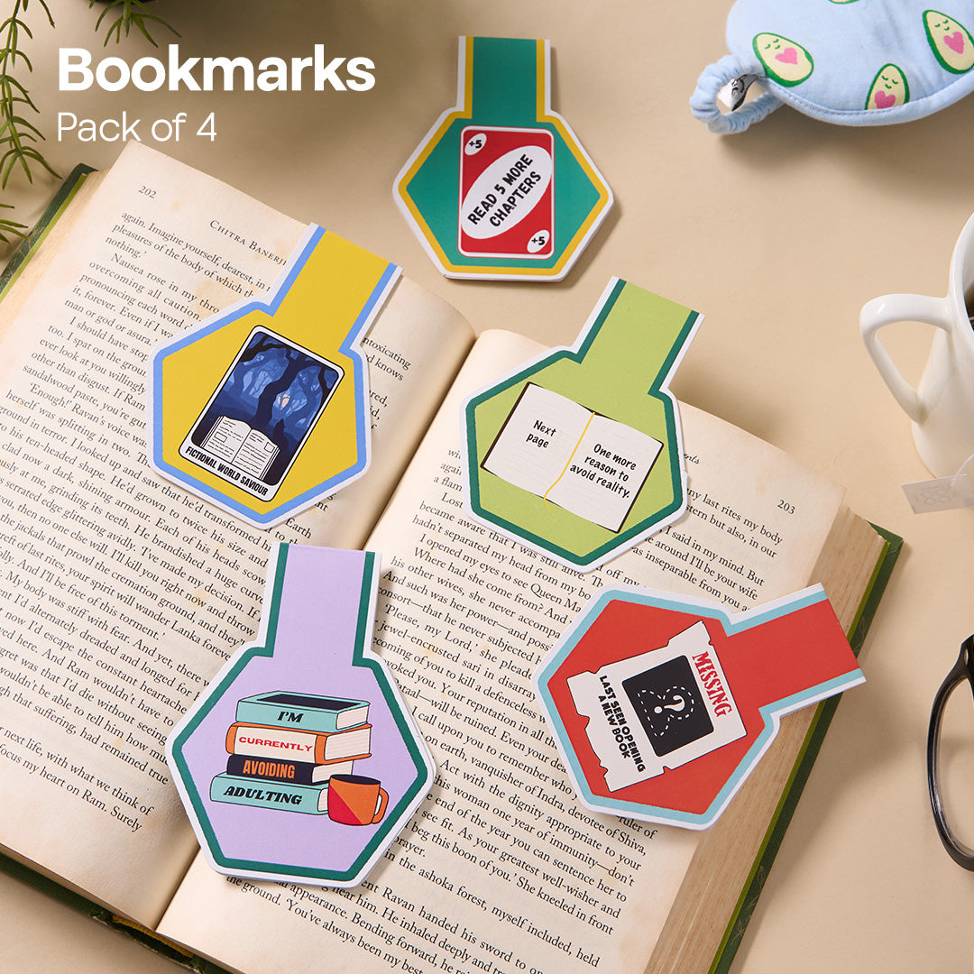 Fictional Escape! Bookmarks, Pack Of 4