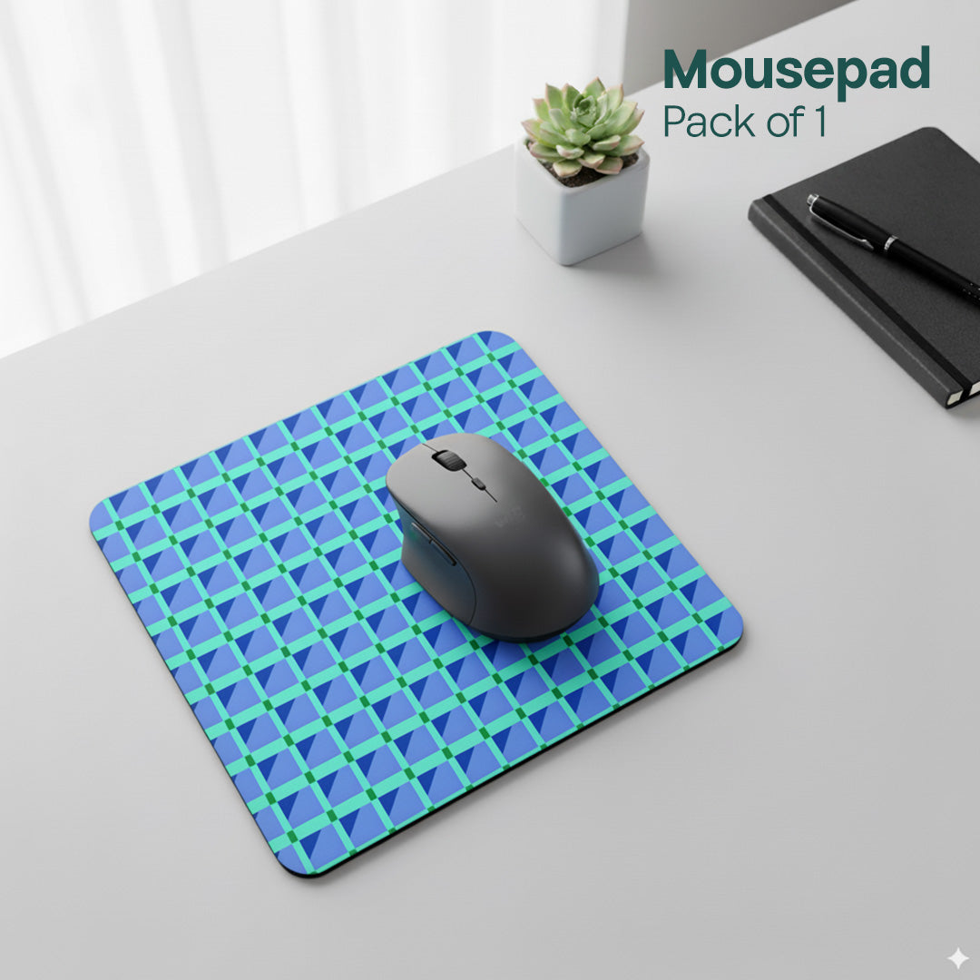 Blue Bricks! Premium Anti Slip Mousepad, Pack of 1