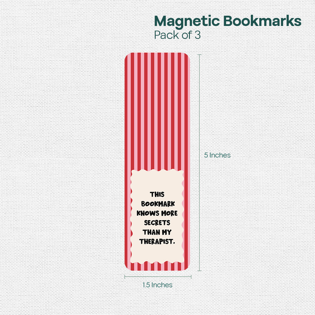 Quote on Point! Magnetic Bookmarks, Pack Of 3