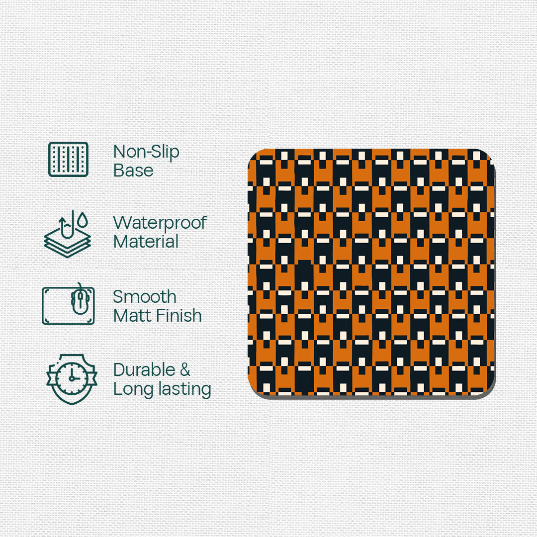 Orange Floppy! Premium Anti Slip Mousepad, Pack of 1