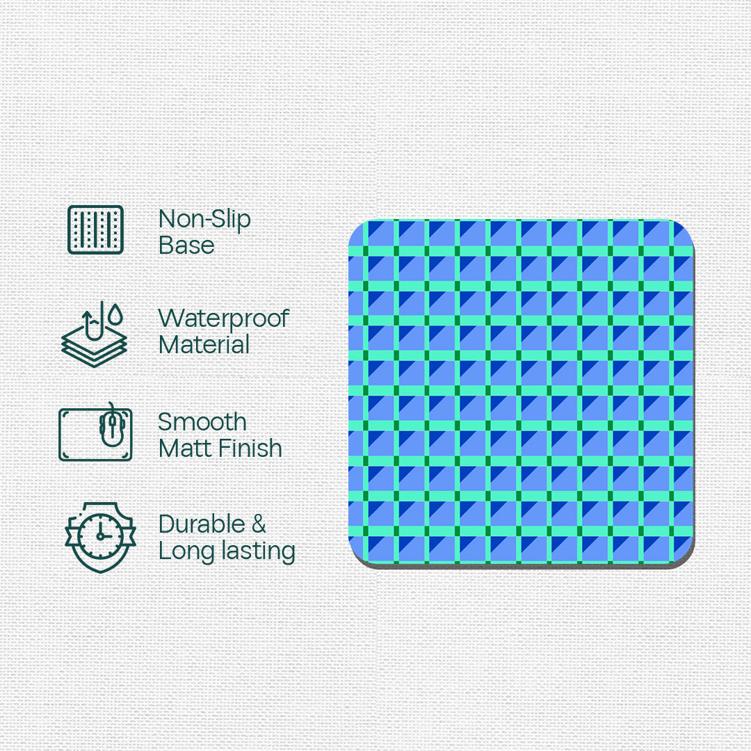 Blue Bricks! Premium Anti Slip Mousepad, Pack of 1