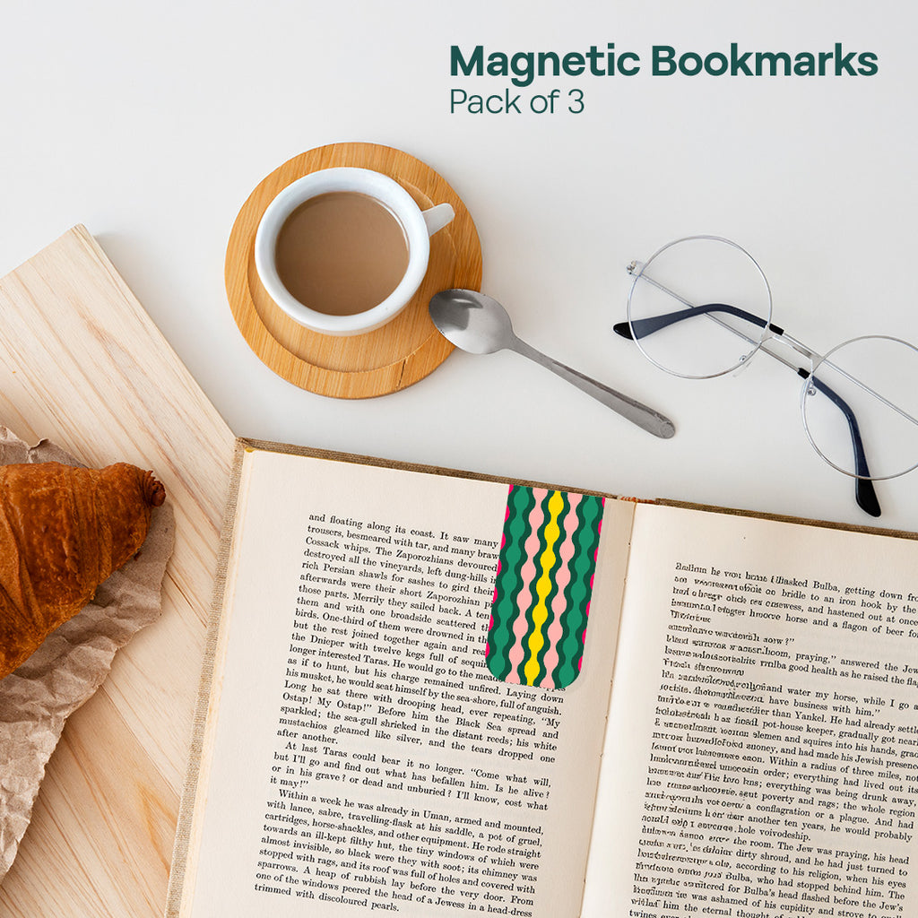 Patterns Patterns! Magnetic Bookmarks, Pack Of 3