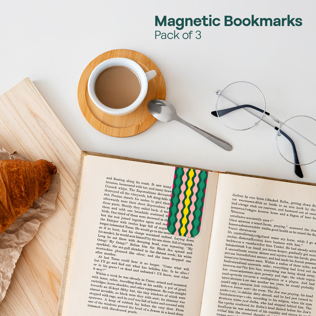 Patterns Patterns! Magnetic Bookmarks, Pack Of 3